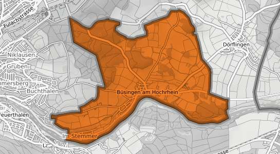 Mietspiegelkarte Buesingen am Hochrhein